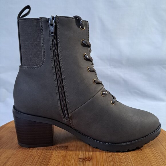 Avenue Size 8 Wide Evans Sloane Lace Up Ankle Boot Brown  Fit NWT - Picture 2 of 10